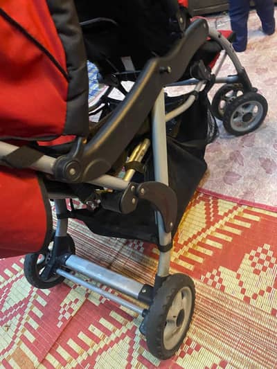 twin pram stroller