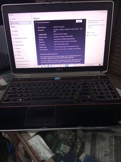 lap top. video 10. good  running condition   batty is not working