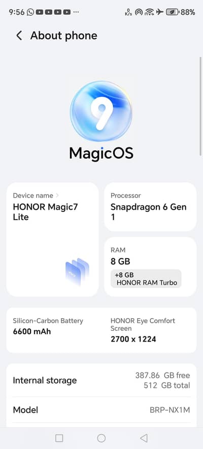 Honor Magic 7 lite