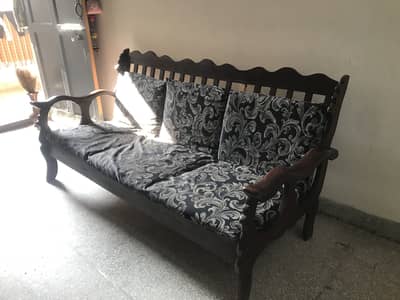 5 Seater Wooden Sofa Set