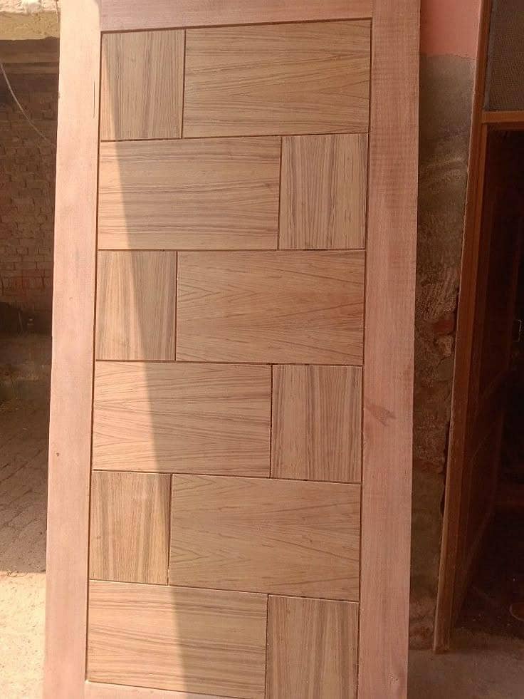 Solid Wood Door-Semi Solid-Engineering-Malaysian Panel /Ash/Fiber Door 2
