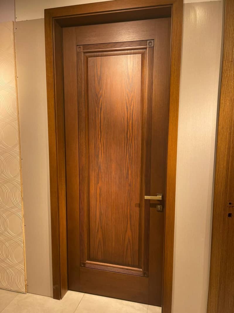 Solid Wood Door-Semi Solid-Engineering-Malaysian Panel /Ash/Fiber Door 4