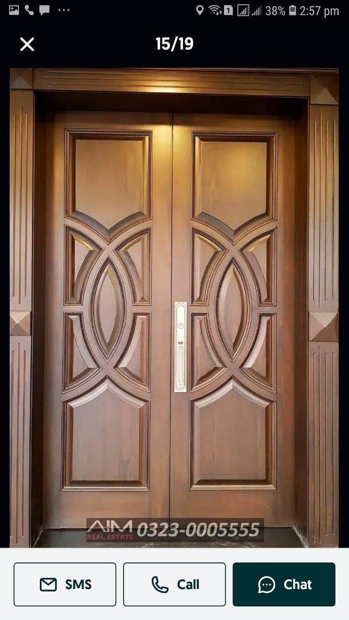 Solid Wood Door-Semi Solid-Engineering-Malaysian Panel /Ash/Fiber Door 8