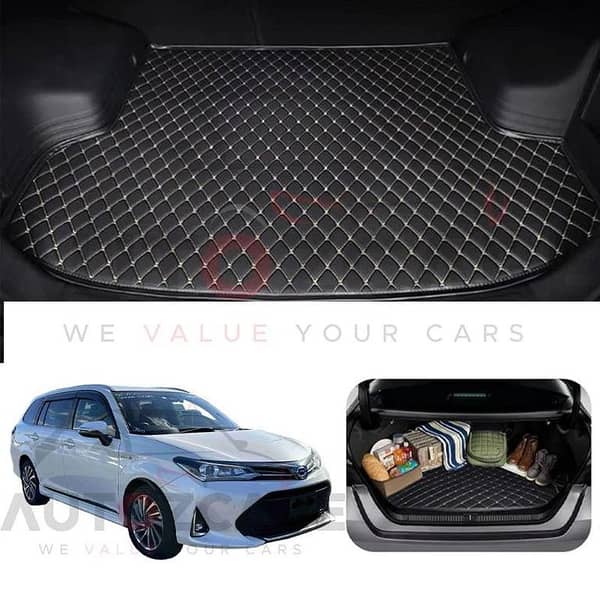 Toyota Corolla Fielder 7D Custom Car Trunk Mat - Model 2013-2025