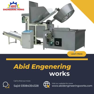 Packing Machine, Fryer, Dryer,Conveyor Belt,Flavor Line complete setu