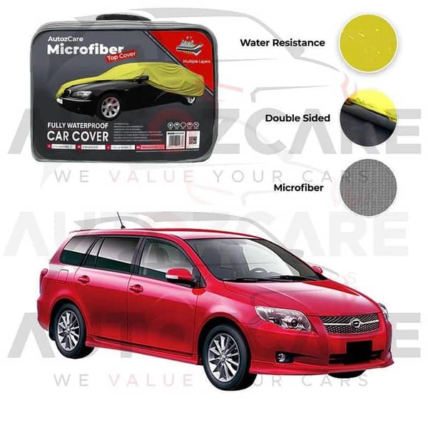 Toyota Corolla Fielder Microfiber Car Top Cover - Model 2006-2012