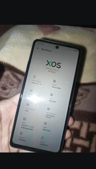 infinix hot 40 all okay phone 10/10 condition 03-26-423-000-7