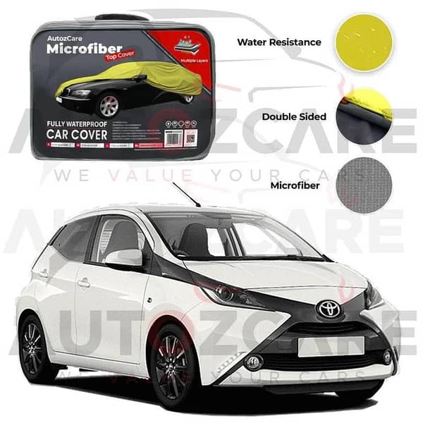 Toyota Aygo Microfiber Car Top Cover Model - 2014-2021