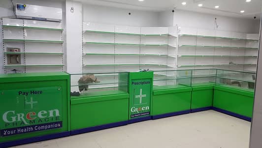 Pharmacy Racks. Display Rack Storage Rack, Gerocery Racks, Counters
