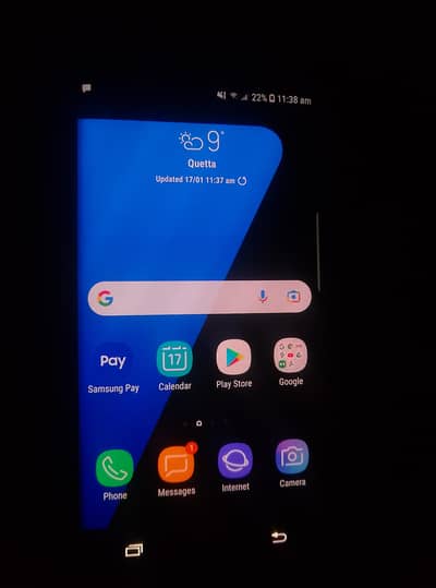 Samsung S7 edge in good condition only back cover craked