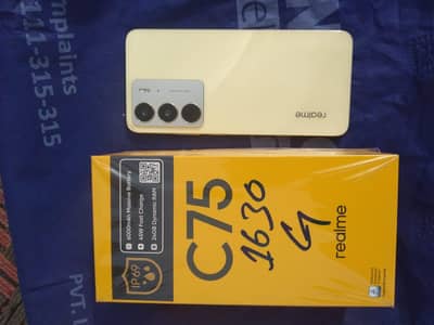 realme c75 with charger