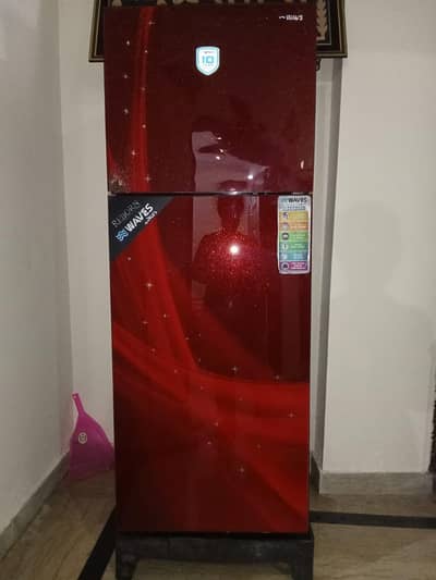 Wave glass door refrigerator for sale