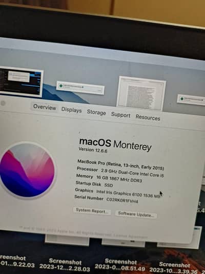 Macbook Pro 2015 | 16 GB Ram | 128 GB SSD