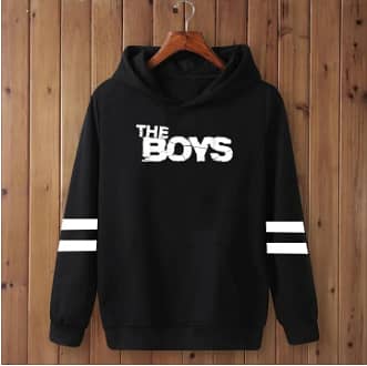DOUBLE Stripped Kangroo hoodie Pullover for men warm fleece highly