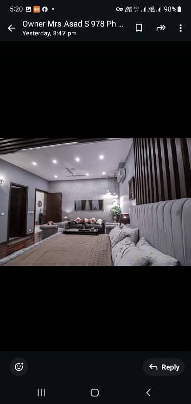 1kanal Brand New Double Story House on hot location ready to move for rent