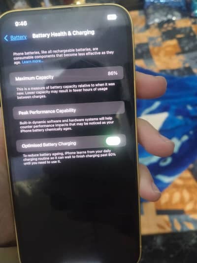 Iphone 14 128gb non PTA box or charger original ha 86%health  batrey h