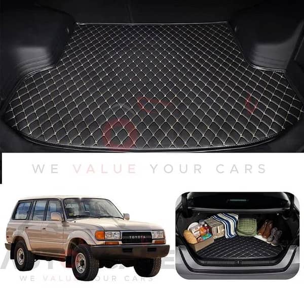 Toyota Land Cruiser 7D Custom Car Trunk Mat - Model 1990-1998