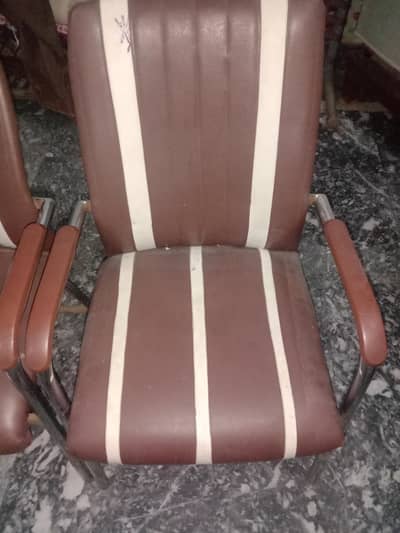 3 steel chairs urgent sell need mony