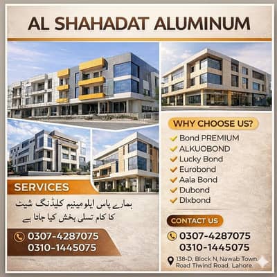 Professional Aluminum Cladding Sheet Installation – Lahore