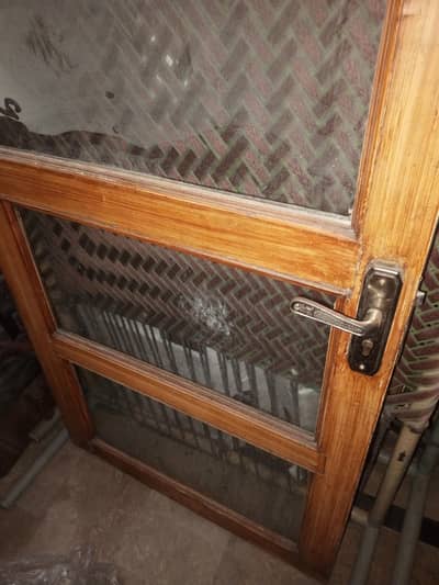 Glass, and wooden door for sale