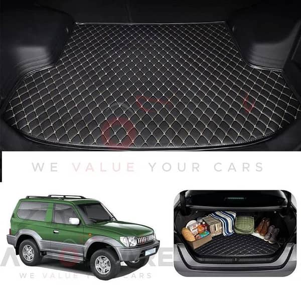 Toyota Prado FJ90 7D Custom Car Trunk Mat - Model 1996-2002