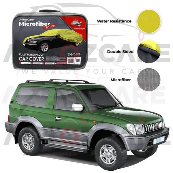 Toyota Prado FJ90 Microfiber Car Top Cover - Model 1996-2002