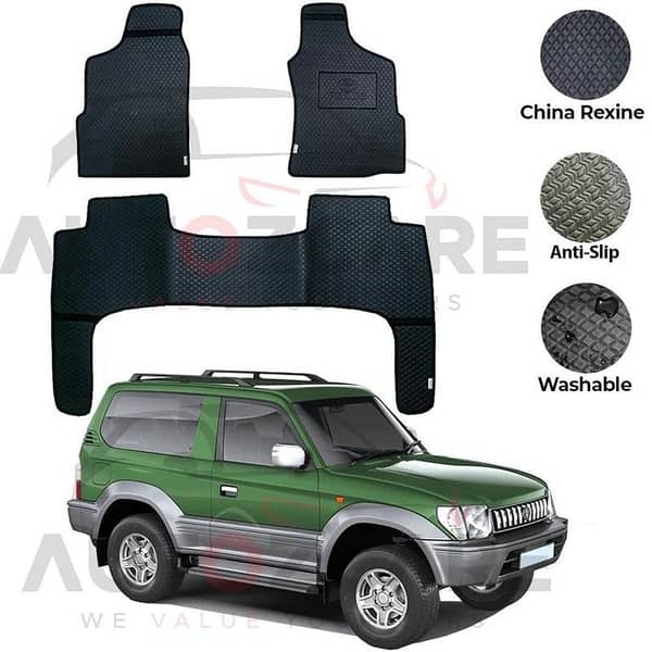 Toyota Prado FJ90 China Rexine Floor Mat 3PCS - Model 1996-2002