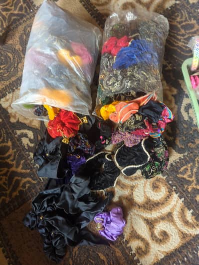 Hair pony, bands, clips variety items
