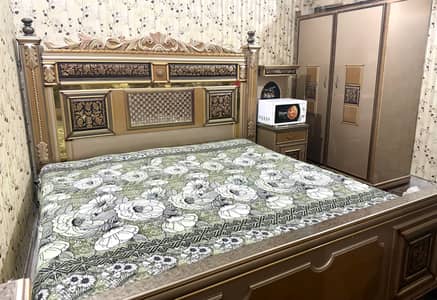 Bed set with dressing, showcase, Almari Complete Set