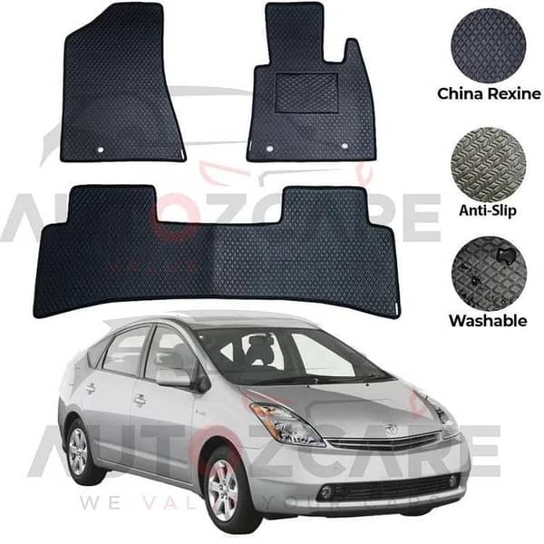 Toyota Prius China Rexine Floor Mat 3PCS - Model 2003-2009