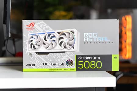 Asus ROG Astral RTX 5080 White GPU
