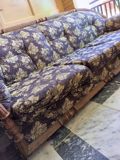 5 Seater Wooden Sofa Set for Sale