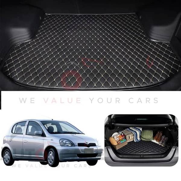 Toyota Vitz 7D Custom Car Trunk Mat - Model 1998-2004