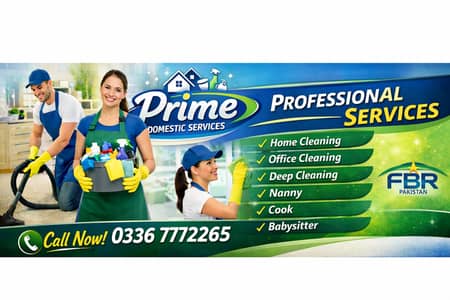 House maids / Nanny / Helper / Cook / Patient Care / Babysitter / Che