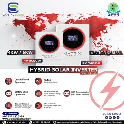 Matrix Power 6KW Hybrid Solar Inverter