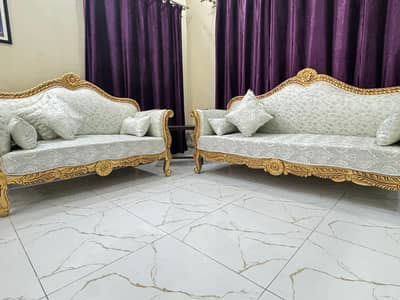 Chinioti 7 seater pure wooden designer made for sale