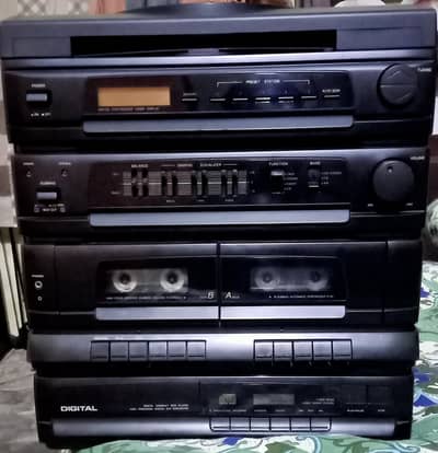 digital new deck dubble CD and dubble Cassette All working ok
