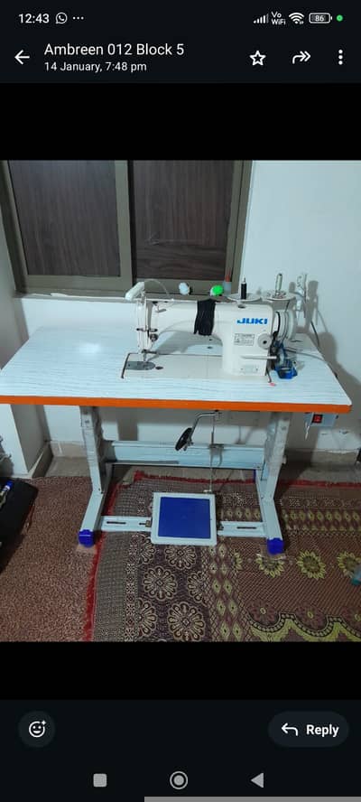 Sewing machine electric