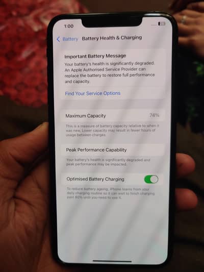 Iphone Xs max 256GB . 10/10.