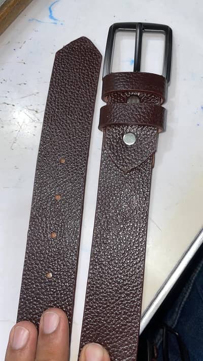 pure leather belts