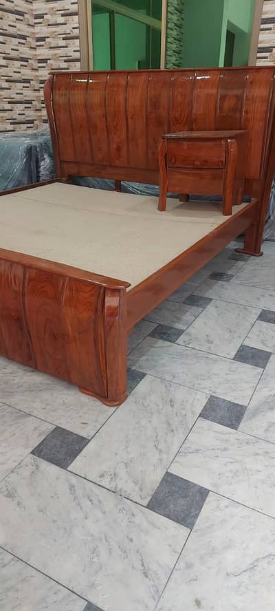 Bed Solid sheesham wood side tables dressing brand new condition