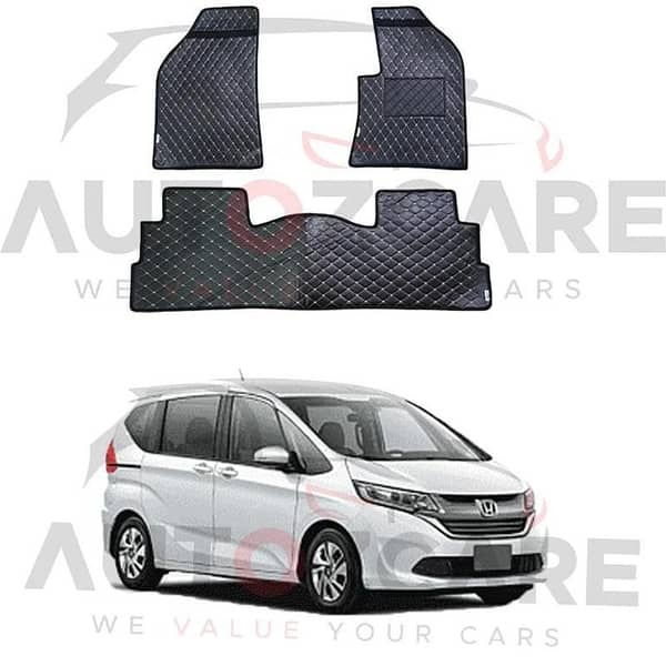 Honda Freed 7D Floor Mat ( Flat Style ) 6PCS - Model 2016-2025