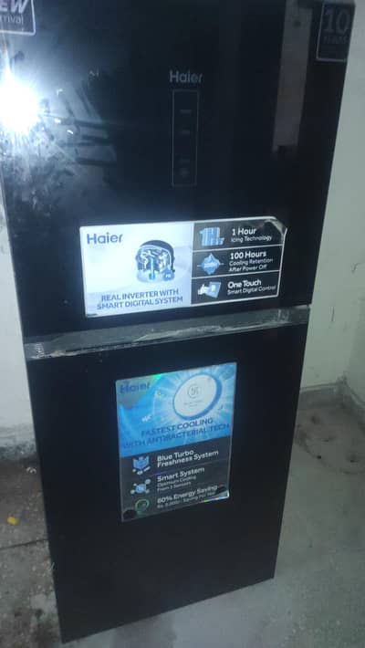 Haier Frigh Inverter Technology Glass touch door full Cooling