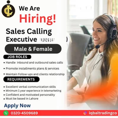 sales executive male female