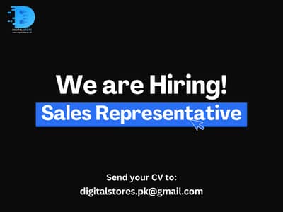 Sales Representative Required – Digital Stores