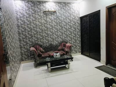 10 Marla Fully Furnish Tile Floor Upper Portion Is For Rent In Valancia Town near Wapda Town Phase1 .