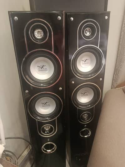 Oak karaoke speakers + buffer | usb mic | dual mic ports | powerful so