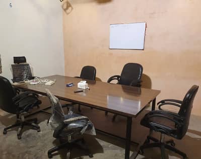 Big table & 4 Office Chairs are up for sale