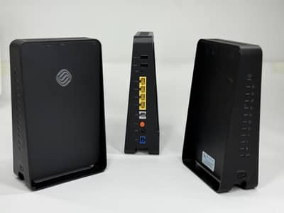5G router  black tower dual band. without box with supply