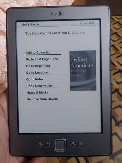 Kindle reader 4th generation